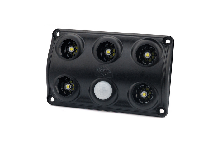 HORPOL LWD2156/CZ LED 900lm sort billampe med bevægelsessensor