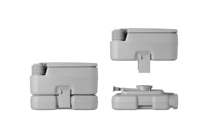 ProPlus 370415CR Bærbart Campingtoilet Grå 10L/10L