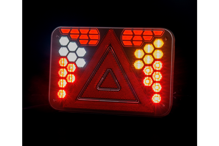 HORPOL LZD 3216 LED baglygte 7 funktioner højre