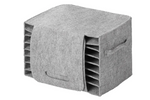 ProPlus 761475V01 tallerkenholder til campingvogn, filt, til 10 tallerkener
