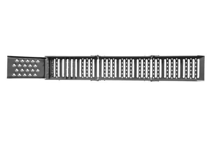 UNITRAILER ALR005 foldbare ramper stål køreramper til trailere 200 cm 500 kg sæt med 2