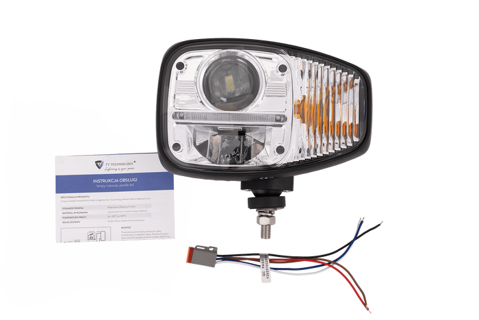 TT Technology TT.16611-L LED forlygte 3 funktioner 23xLED 2350lm venstre til JCB/Cat/Manitou/Volvo/Terex
