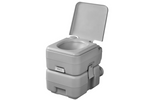 ProPlus 370415V01CR Bærbart campingtoilet grå 10L/20L