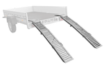 UNITRAILER ALR005 foldbare ramper stål køreramper til trailere 200 cm 500 kg sæt med 2