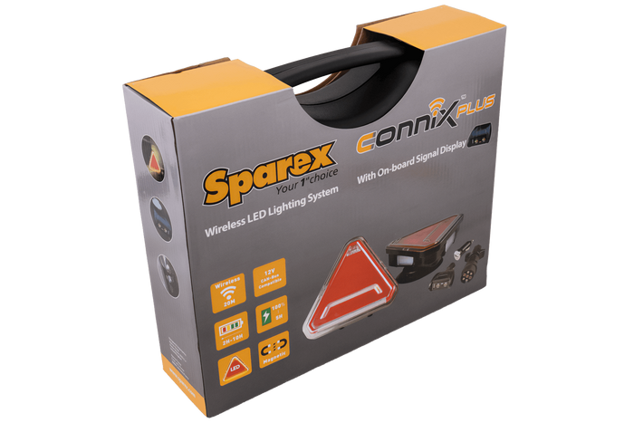 SPAREX CONNIX PLUS S.162710 LED baglygter 6 funktioner venstre+højre, trådløs, magnetisk