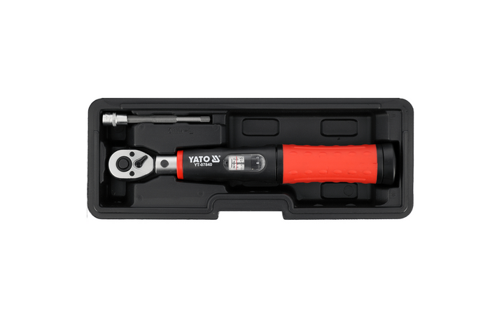 YATO 1/4" 5–25 Nm momentnøglesæt, 11 dele