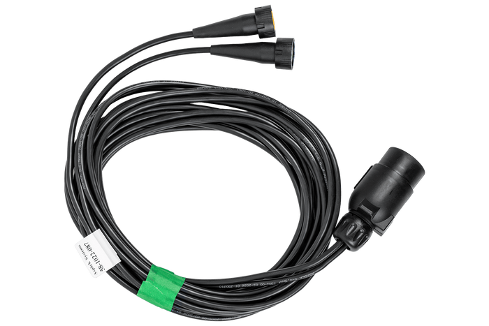 ASPÖCK 58-1022-087 elektrisk installation anhængerledningsnet 4,5 m 7PIN stik bajonetstik 2x5PIN
