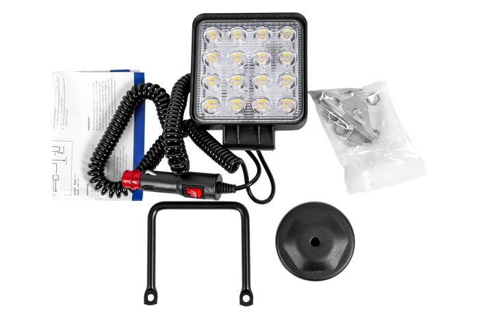 LED-arbejdslampereflektor TT TECHNOLOGY TT.13208M 16xLED 3400lm med magnet