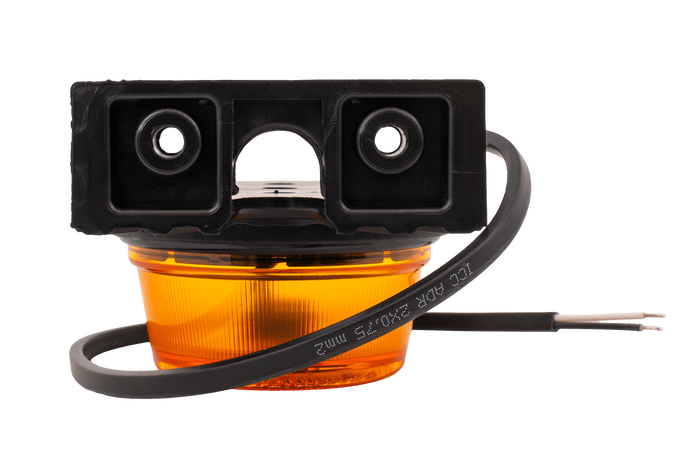 FRISTOM FT-059 LED orange universalmarkeringslygte med vinkelbeslag