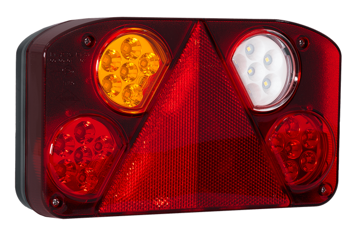 HORPOL LZD845 LED baglygte 6 funktioner tilbage
