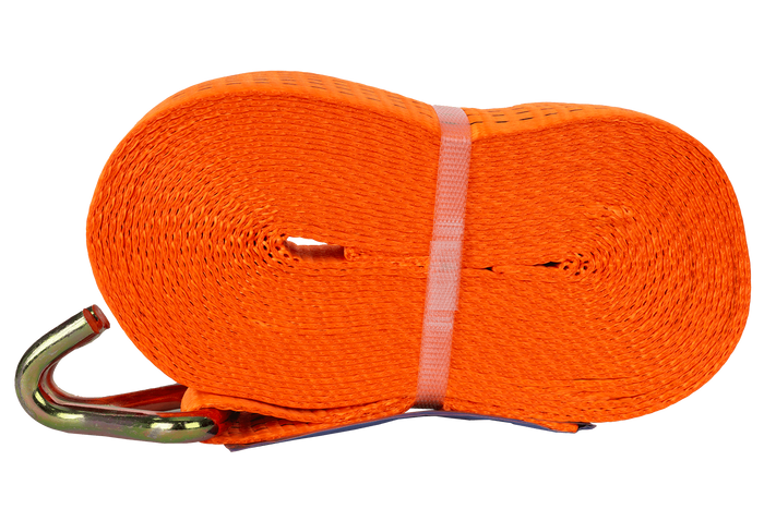 Sæt med fire UNITRAILER 12m/50mm/5t orange transportbånd med strammer
