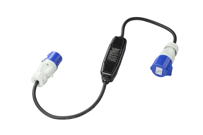 ProPlus 373589 CEE-adapterkabel med differentialafbryder 120 cm
