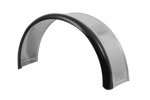 Trailerskærm 13-15" DOMAR DK7110 hjulkasse 820/240mm metal med gummikant