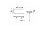 TruckLED L1949+L1950 baglygter LED-kabel 0,45m 6 funktioner venstre+højre