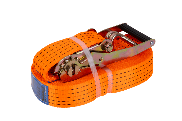 Sæt med fire UNITRAILER 15m/50mm/5t orange transportbånd med strammer