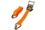 Sæt med fire UNITRAILER 2m/35mm/2t orange transportbånd med strammer